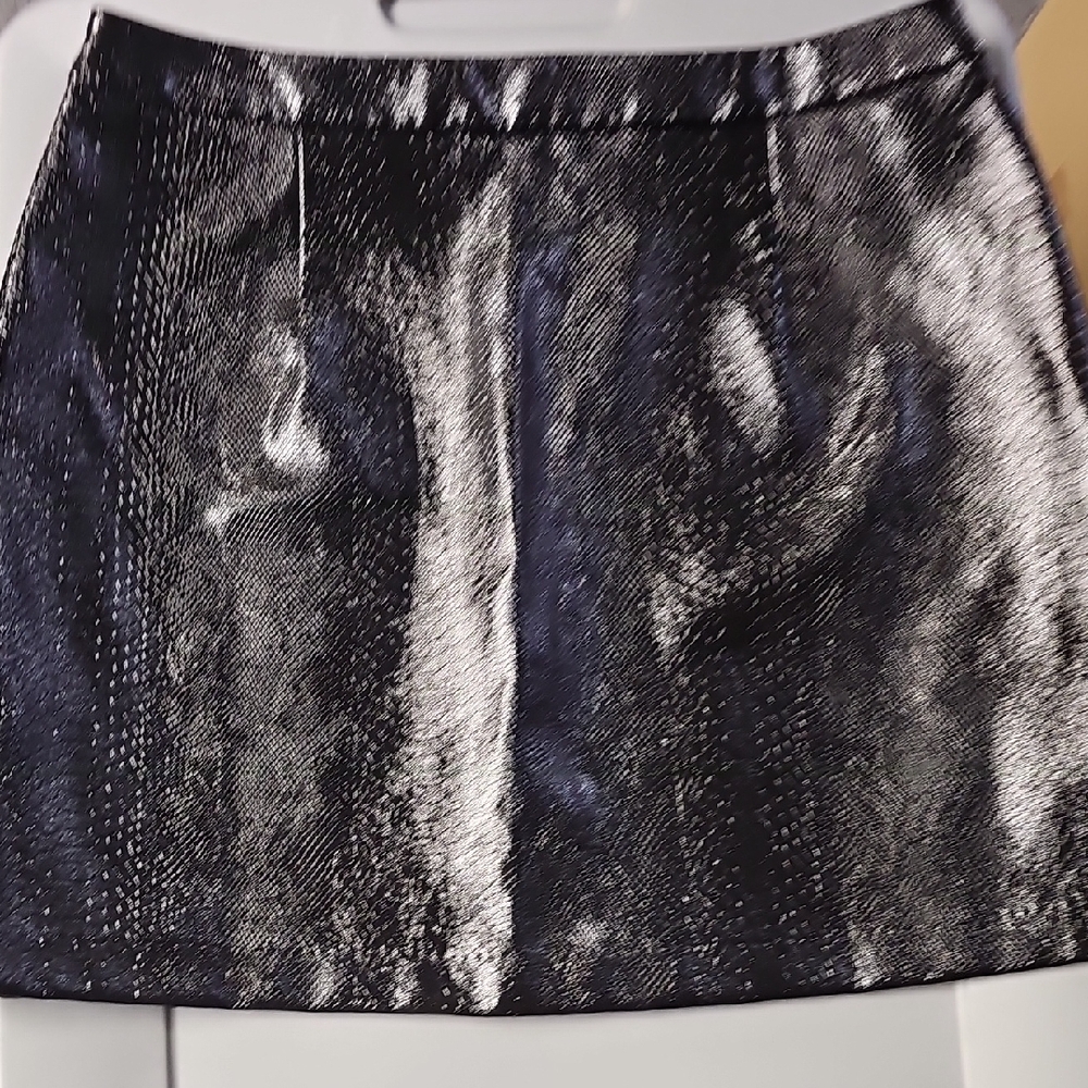 New Look Black Sequin Mini Pencil Skirt